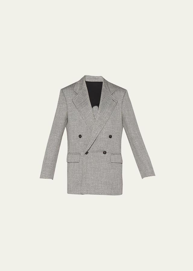 Bottega Veneta Oversize Double Breasted Moulin Drill Blazer Product Image