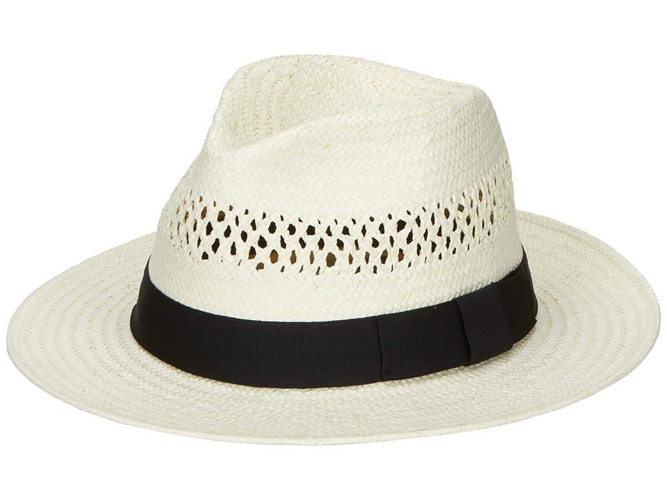 San Diego Hat Company Paper Fedora w/ Vents (Tobacco) Caps Product Image