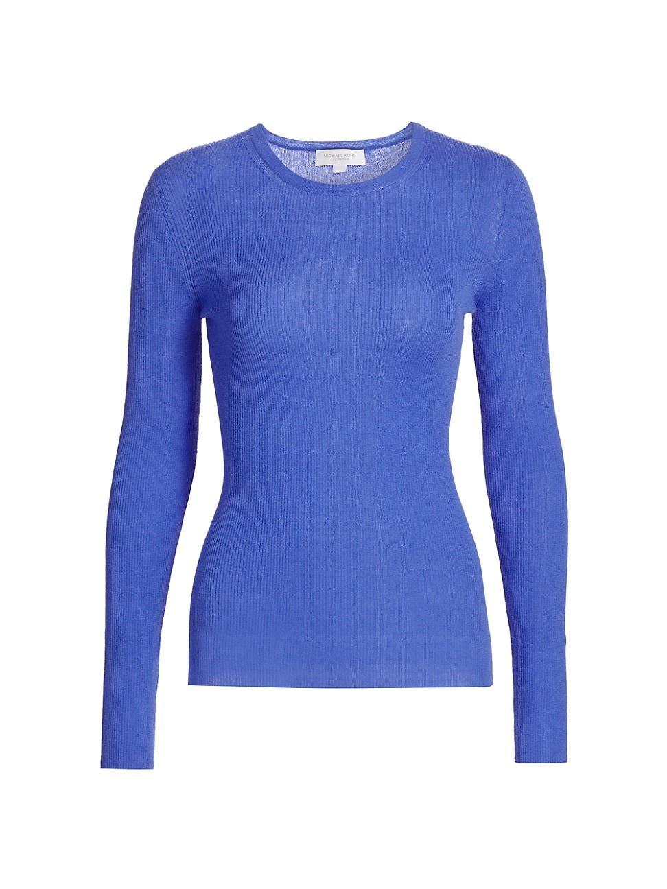 Womens Hutton Ribbed Cashmere Sweater Product Image