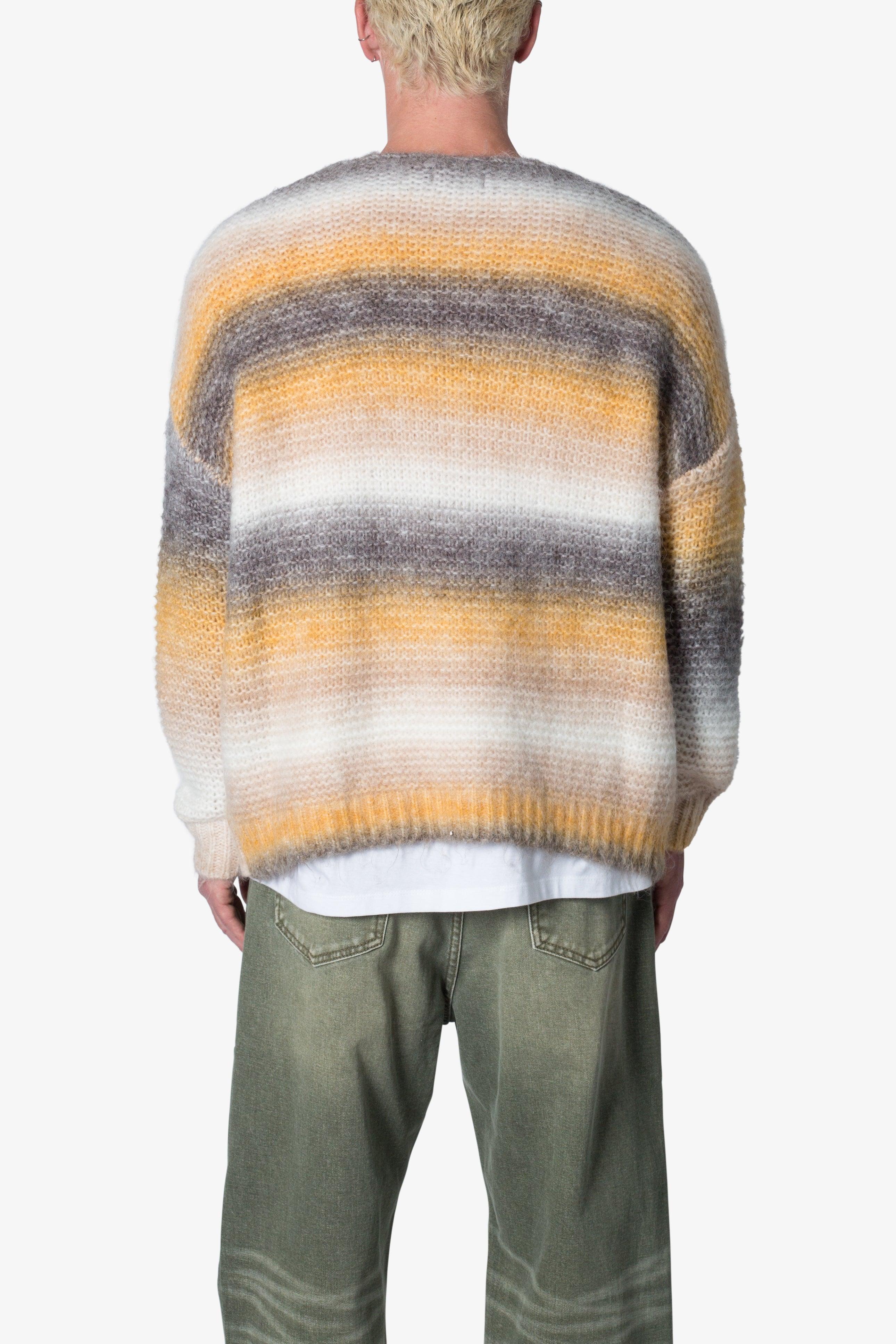 Gradient Knit Cardigan Sweater - Multi Product Image