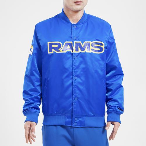 Pro Standard Mens Rams Big Logo Satin Jacket Product Image