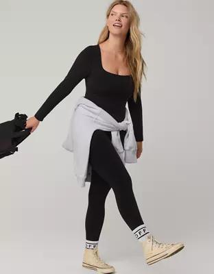 OFFLINE By Aerie Real Me Xtra Long Sleeve Legging Jumpsuit Product Image