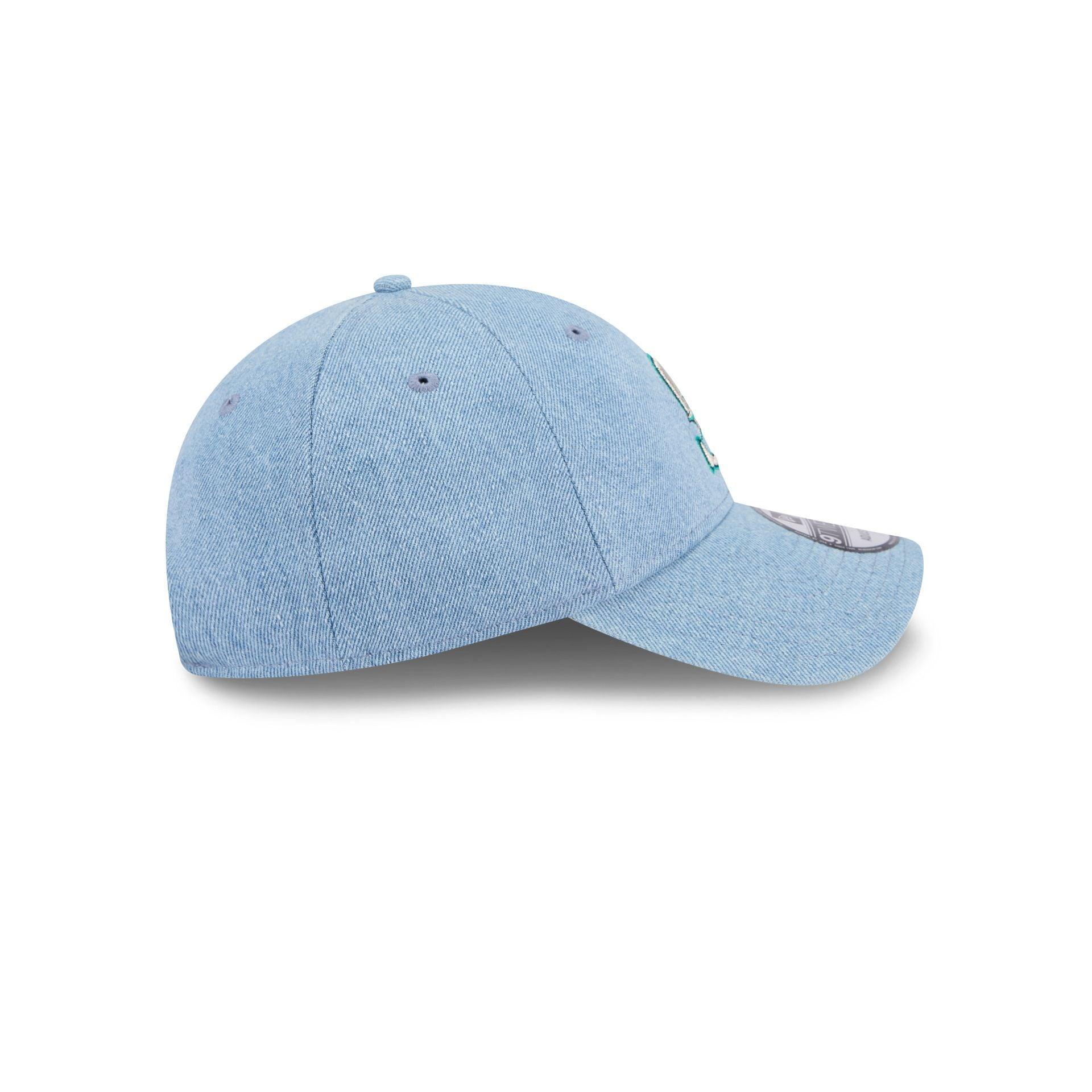 Seattle Mariners Washed Denim 9TWENTY Adjustable Hat Male Product Image