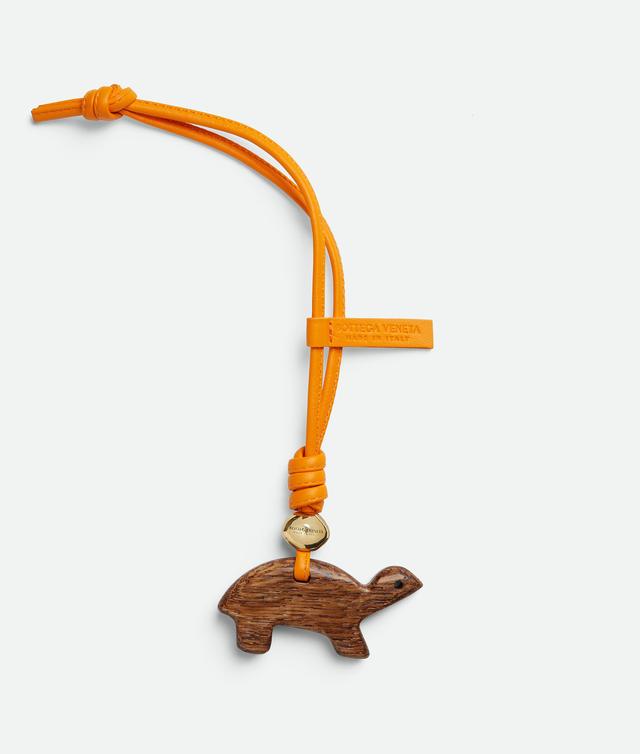 Men's Turtle Wood Charm in Tangerine Product Image