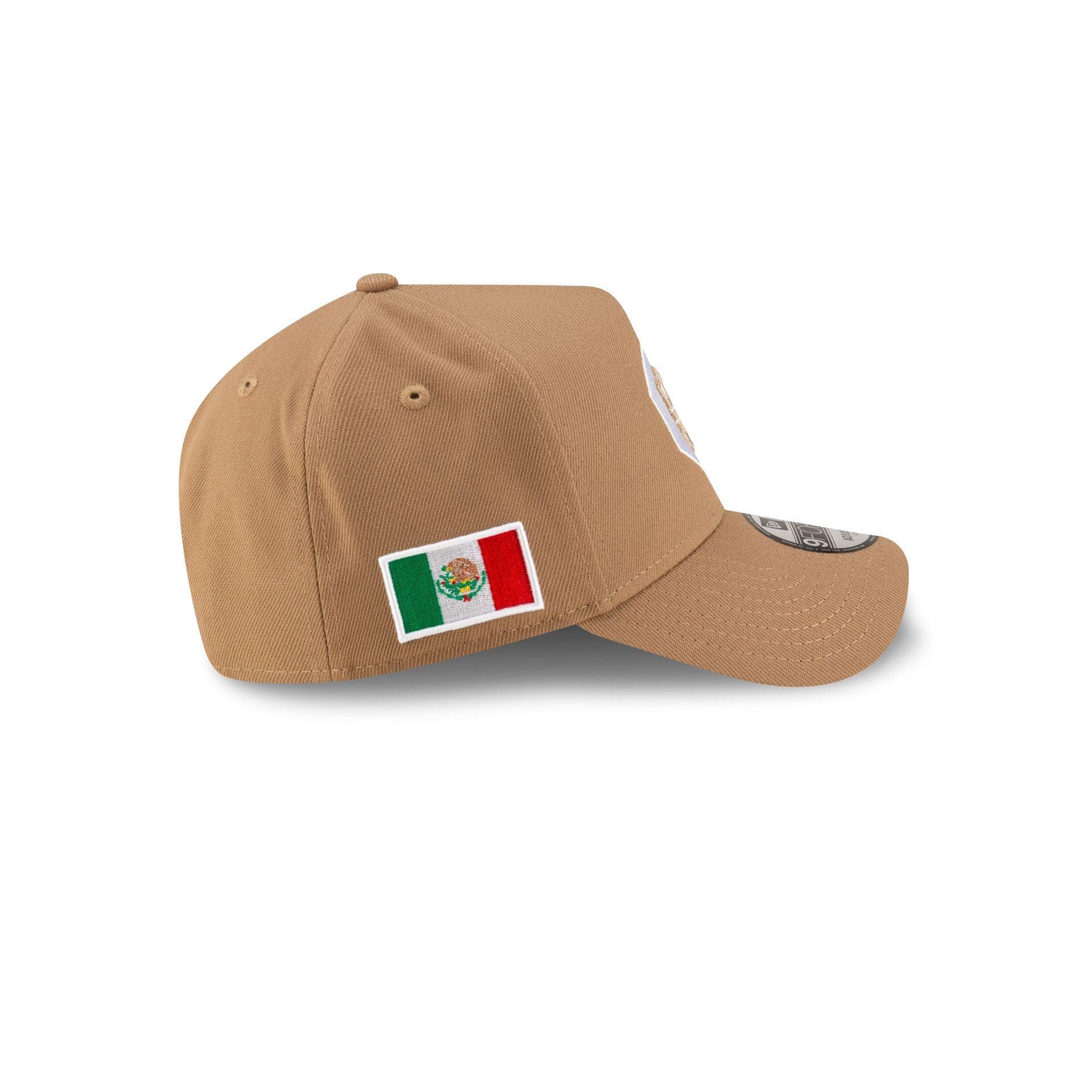 UFC Mexico Khaki 9FORTY A-Frame Snapback Hat Male Product Image