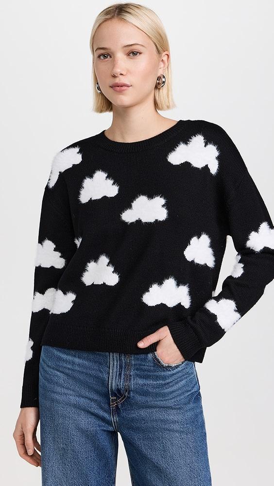 alice + olivia Gleeson Fuzzy Cloud Pullover | Shopbop Product Image