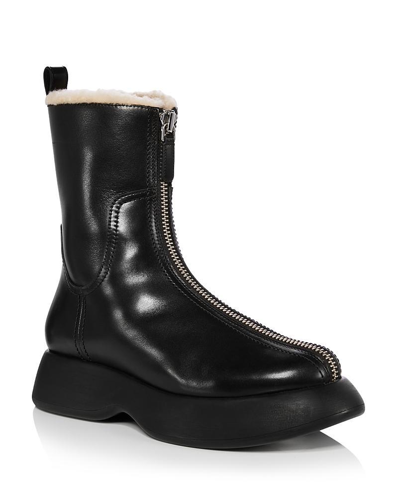 3.1 Phillip Lim Womens Mercer Zip Combat Boots Product Image