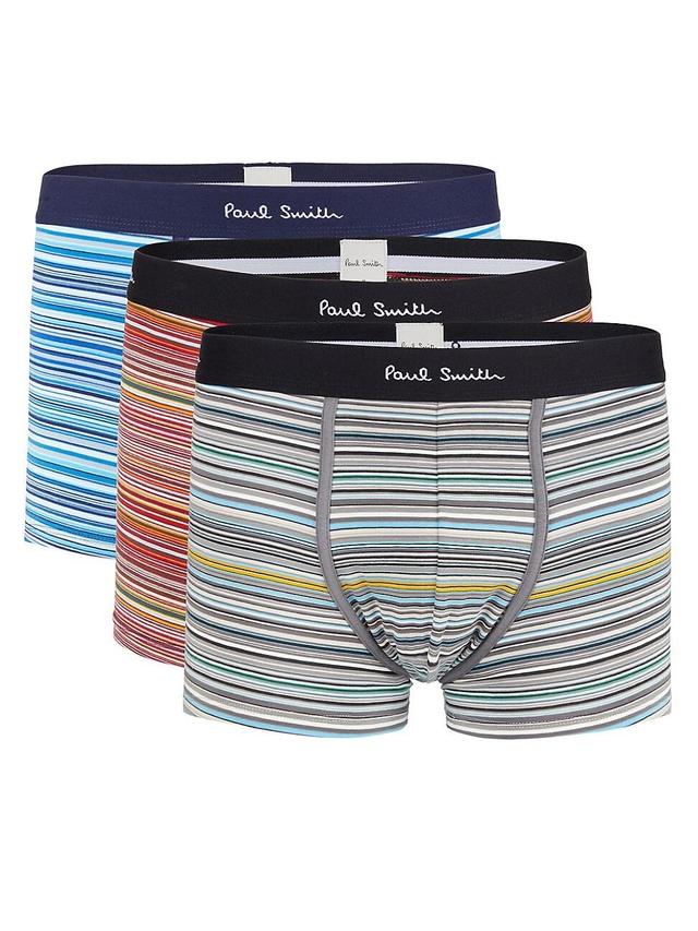 Mens 3-Pack Mixed Signature Stripe Trunks Product Image