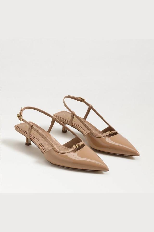 Toni Slingback Kitten Heel - Golden Sand Patent Product Image