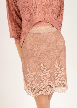 Ivella Skirt in Nude Pink Product Image