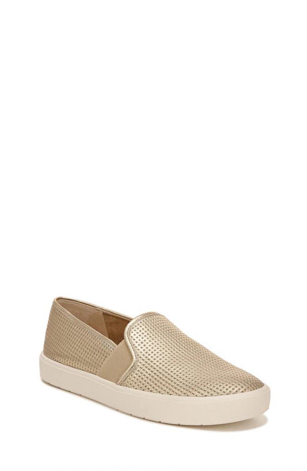 Blair Metallic Slip-on Sneakers In Champagne Product Image