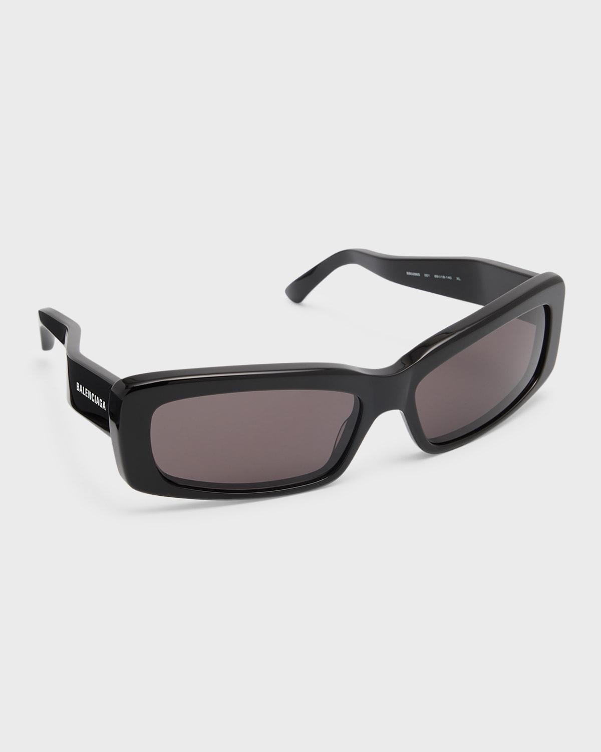 BB0286S Acetate Rectangle Sunglasses Product Image