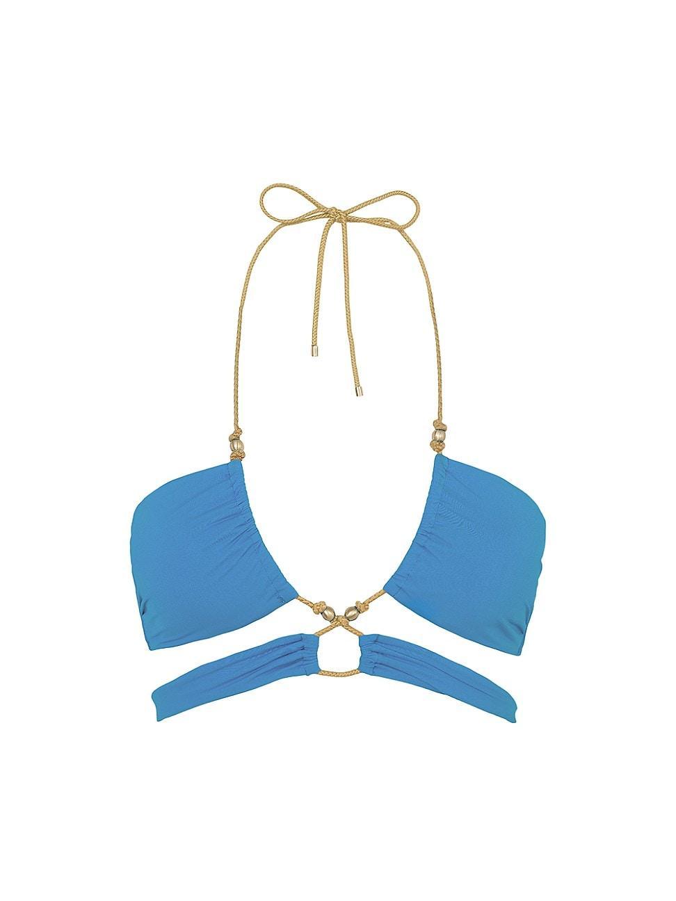 Womens Gi Beaded Halterneck Bikini Top Product Image