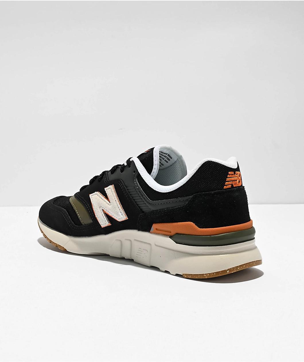 New Balance 997H Black & Cayenne Shoes  Product Image