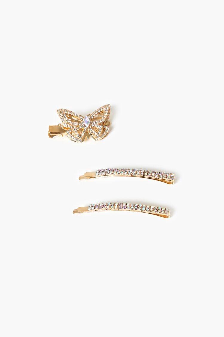 Rhinestone Hair Clip & Pin Set | Forever 21 Product Image