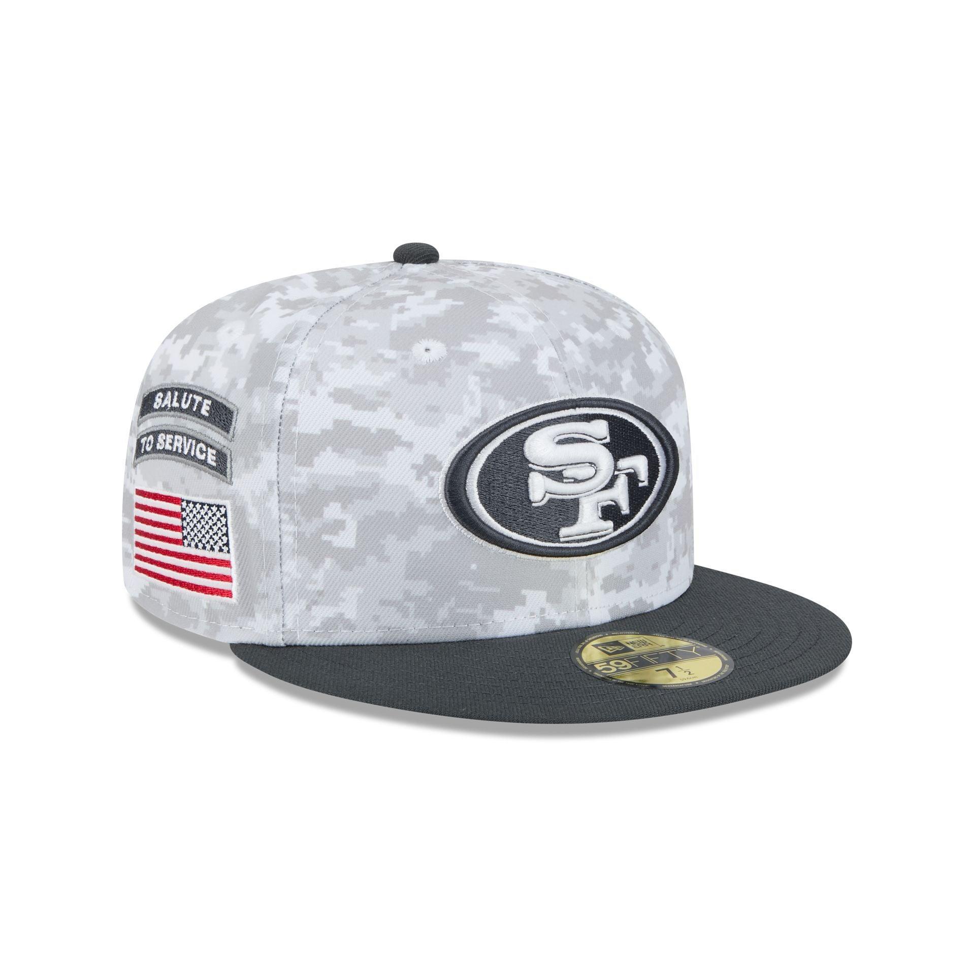 San Francisco 49ers 2024 Salute to Service 59FIFTY Fitted Hat Male Product Image