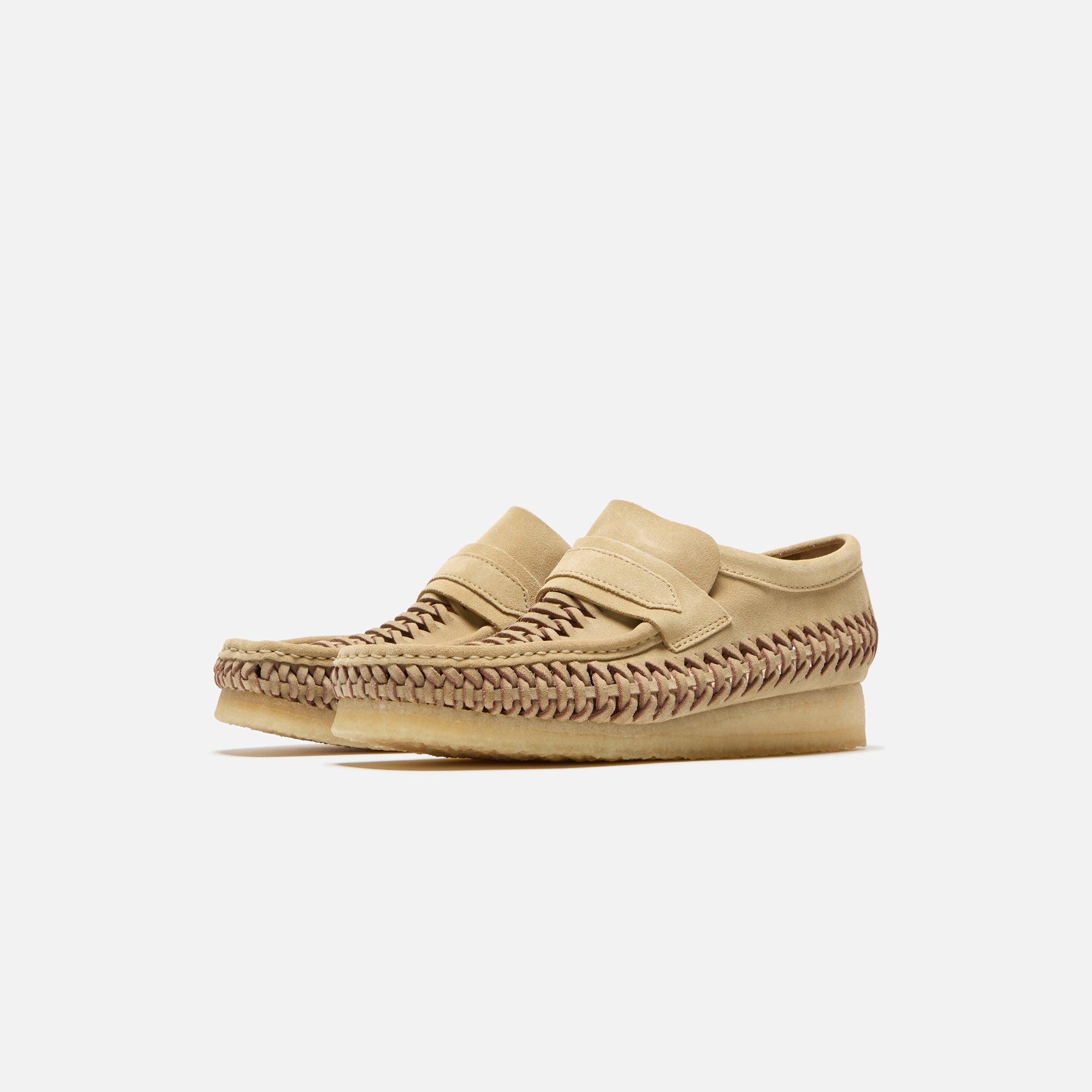 Clarks Wallabee Loafer Weave - Maple Suede Male Product Image