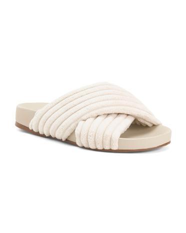 Sintra Chunky Criss Cross Pool Slide Sandals for Women Product Image