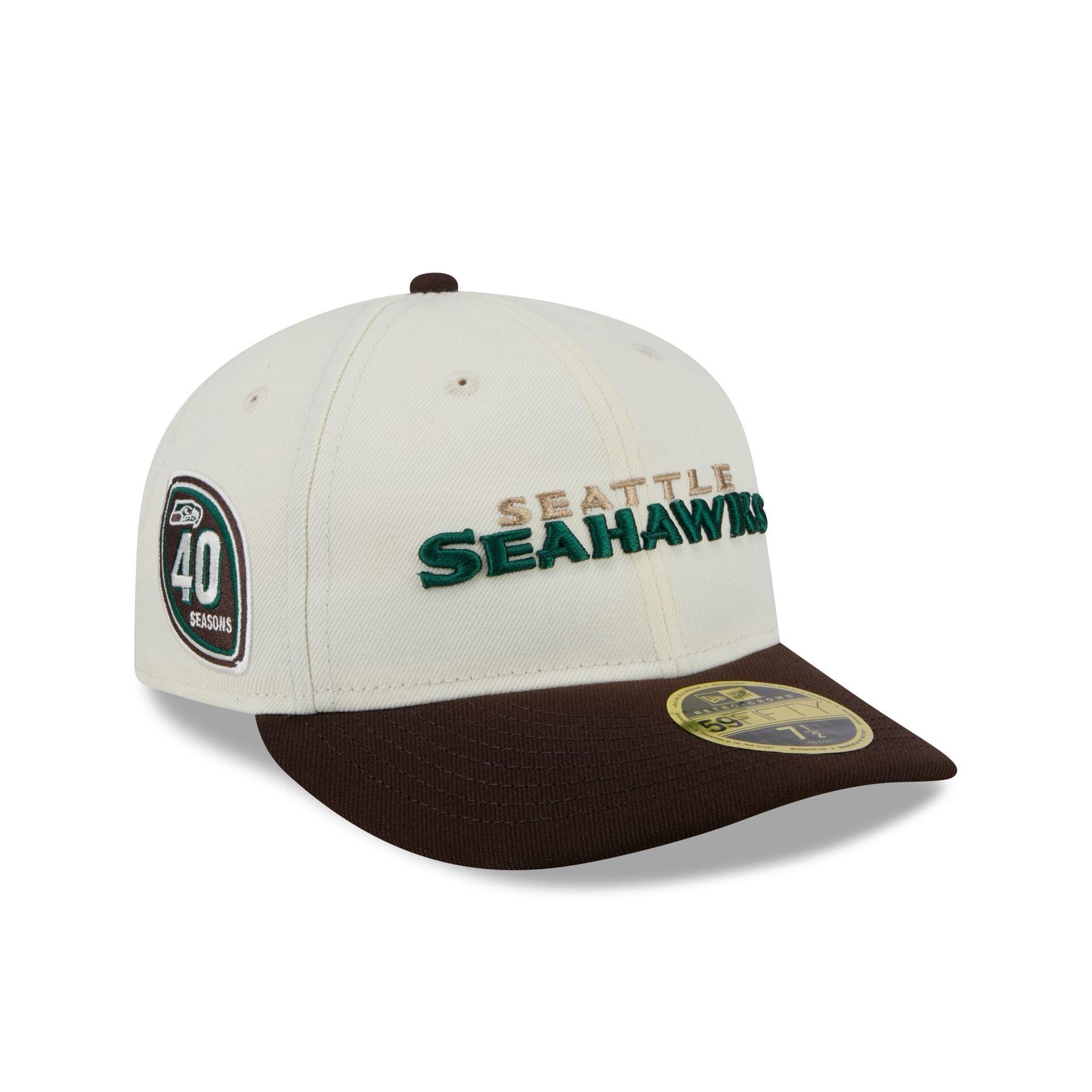 Seattle Seahawks Forest Visor Retro Crown 59FIFTY Fitted Hat Male Product Image