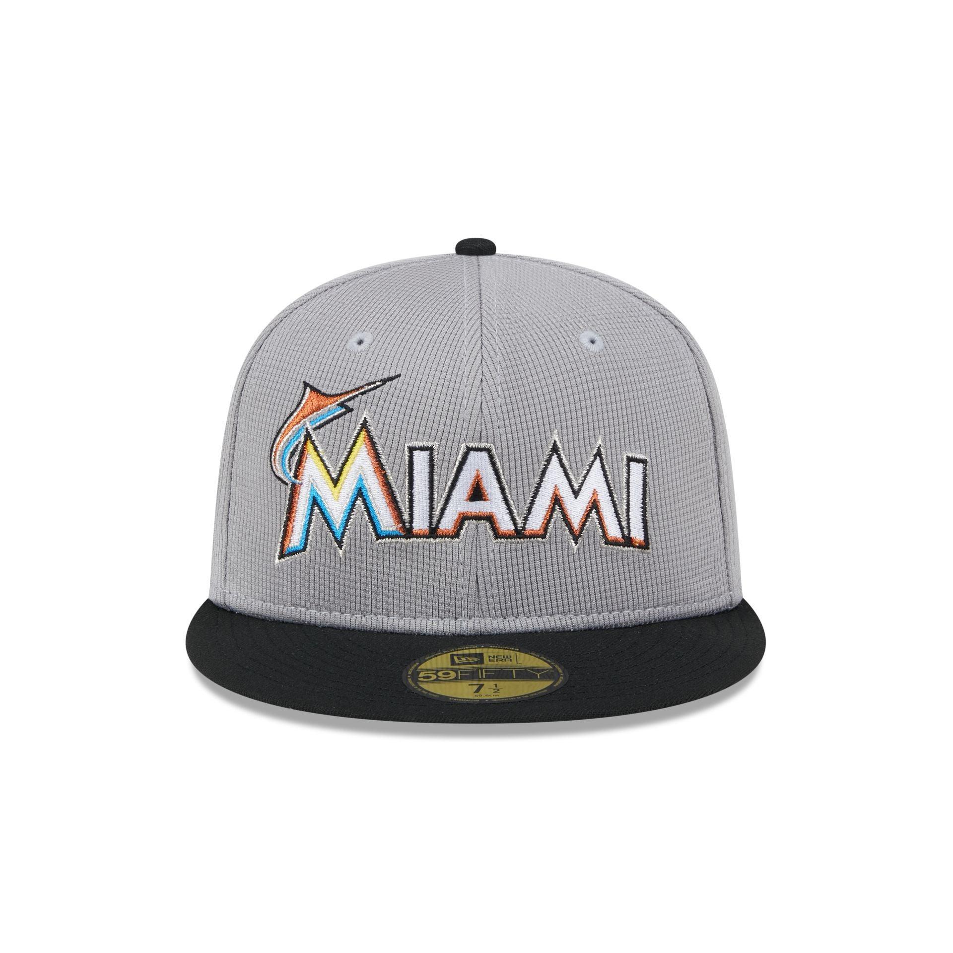 Miami Marlins Pivot Mesh 59FIFTY Fitted Hat Male Product Image