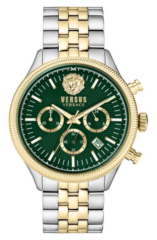 Versace Versus Versace Mens Colonne Chronograph Two Tone Stainless Steel Bracelet Watch Product Image