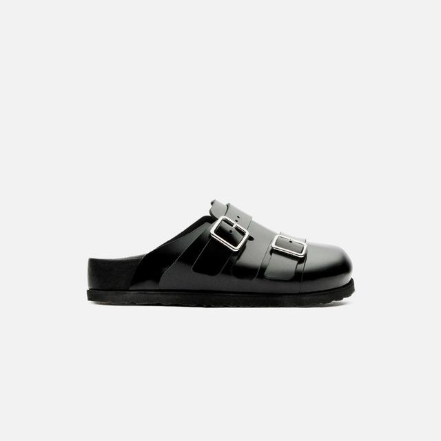 Birkenstock 1774 222 West Shiny Leather - Black Male Product Image