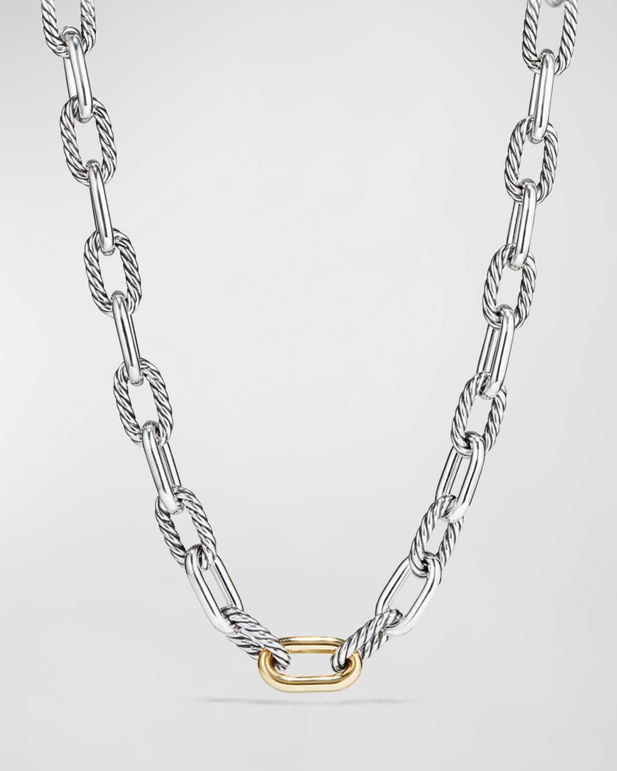 Womens DY Madison Chain Necklace with 18K Yellow Gold Product Image