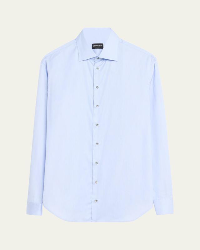 Mens Thin-Stripe Dress Shirt Product Image