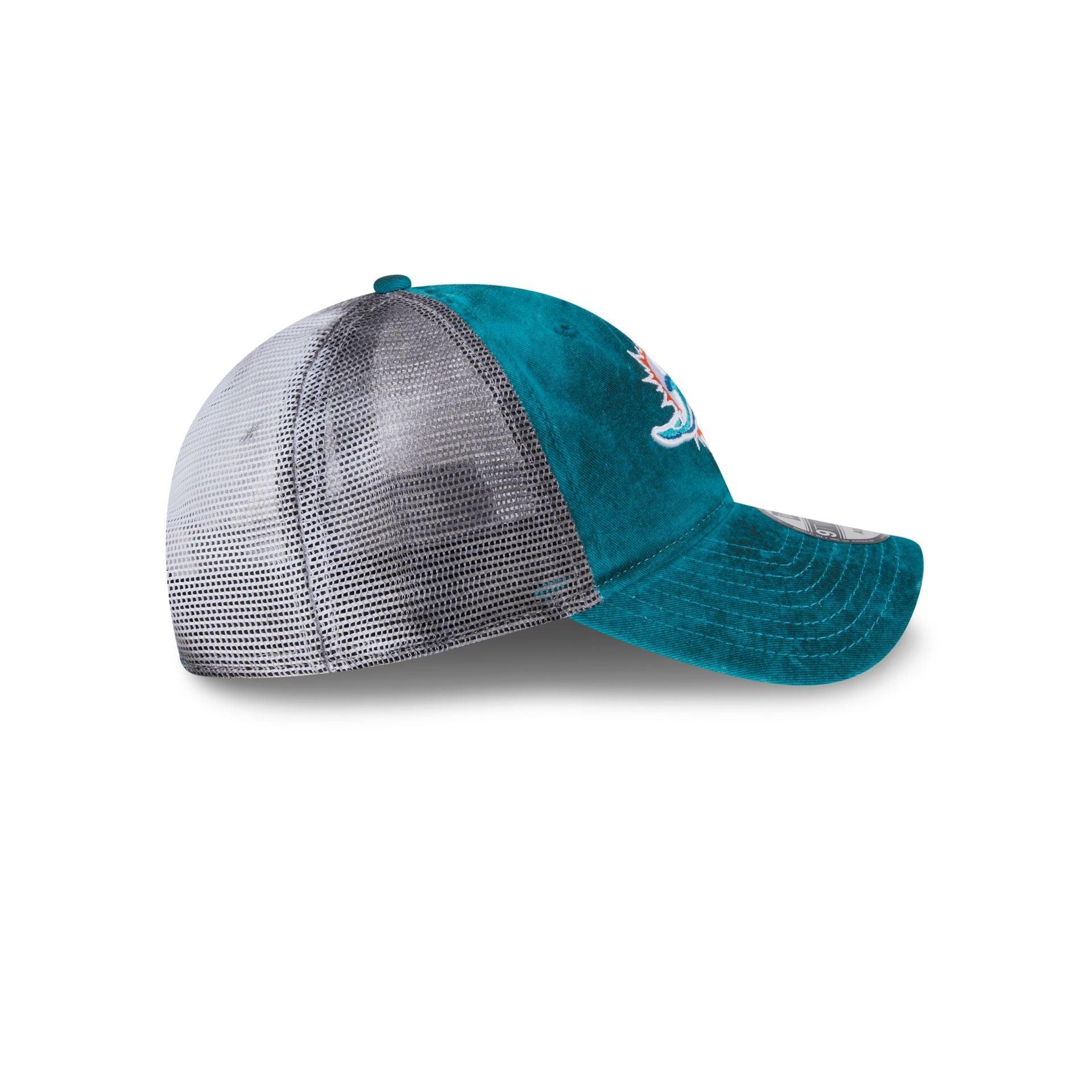 Miami Dolphins Slick 9TWENTY Trucker Hat Male Product Image