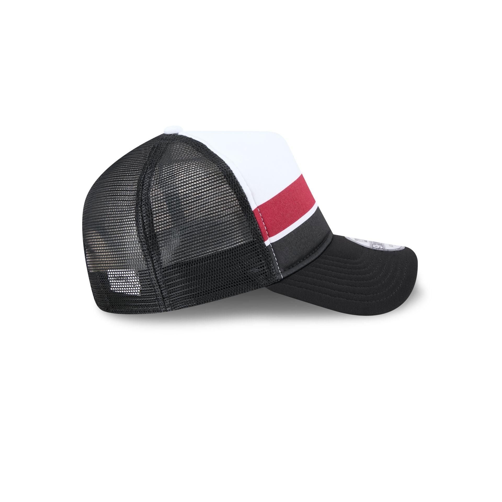 Arizona Diamondbacks Color Block 9FORTY A-Frame Trucker Snapback Hat Male Product Image