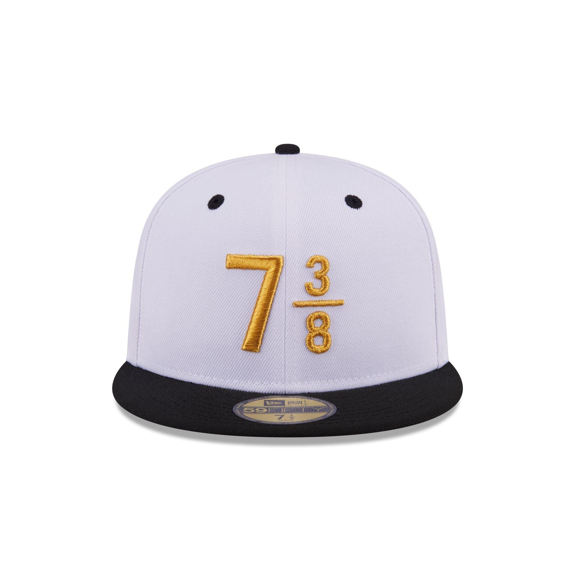 New Era Cap Signature Size 7 3/8 White 59FIFTY Fitted Male Product Image