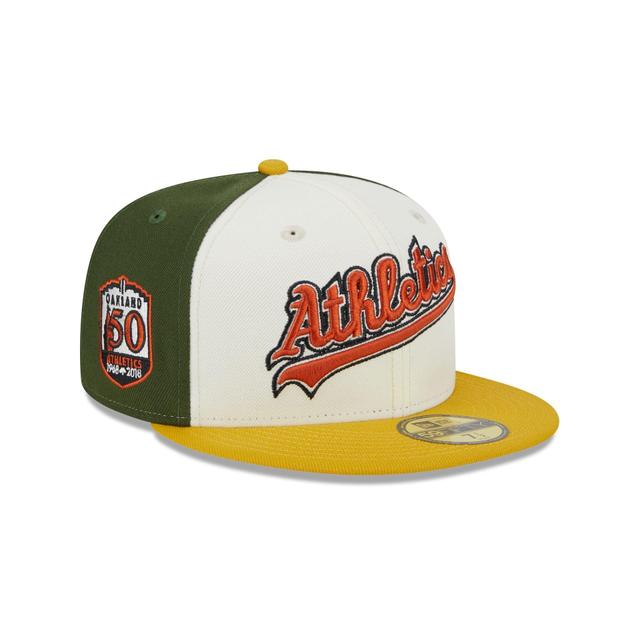 Oakland Athletics Two Tone Honey 59FIFTY Fitted Hat Male Product Image