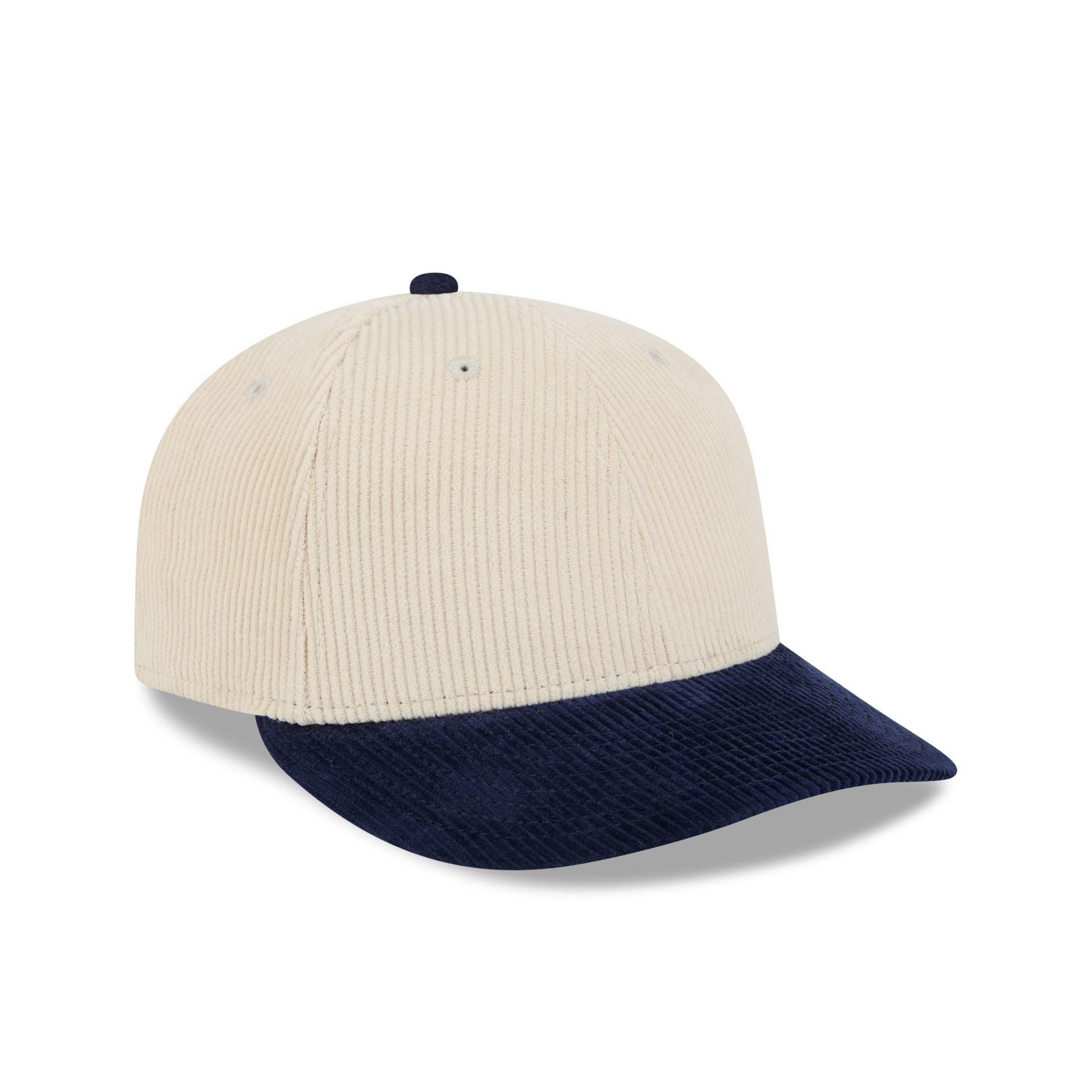 New Era Cap Navy Corduroy Visor Low Profile 59FIFTY Fitted Hat Male Product Image