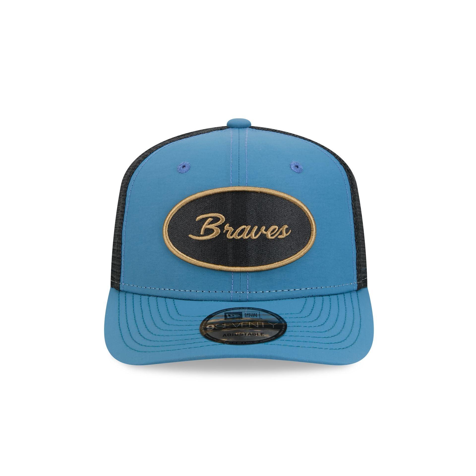 Atlanta Braves Indigo 9SEVENTY Trucker Hat Male Product Image