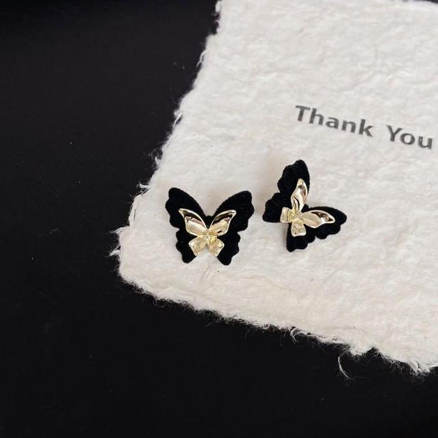 Butterfly Alloy Stud Earring Product Image