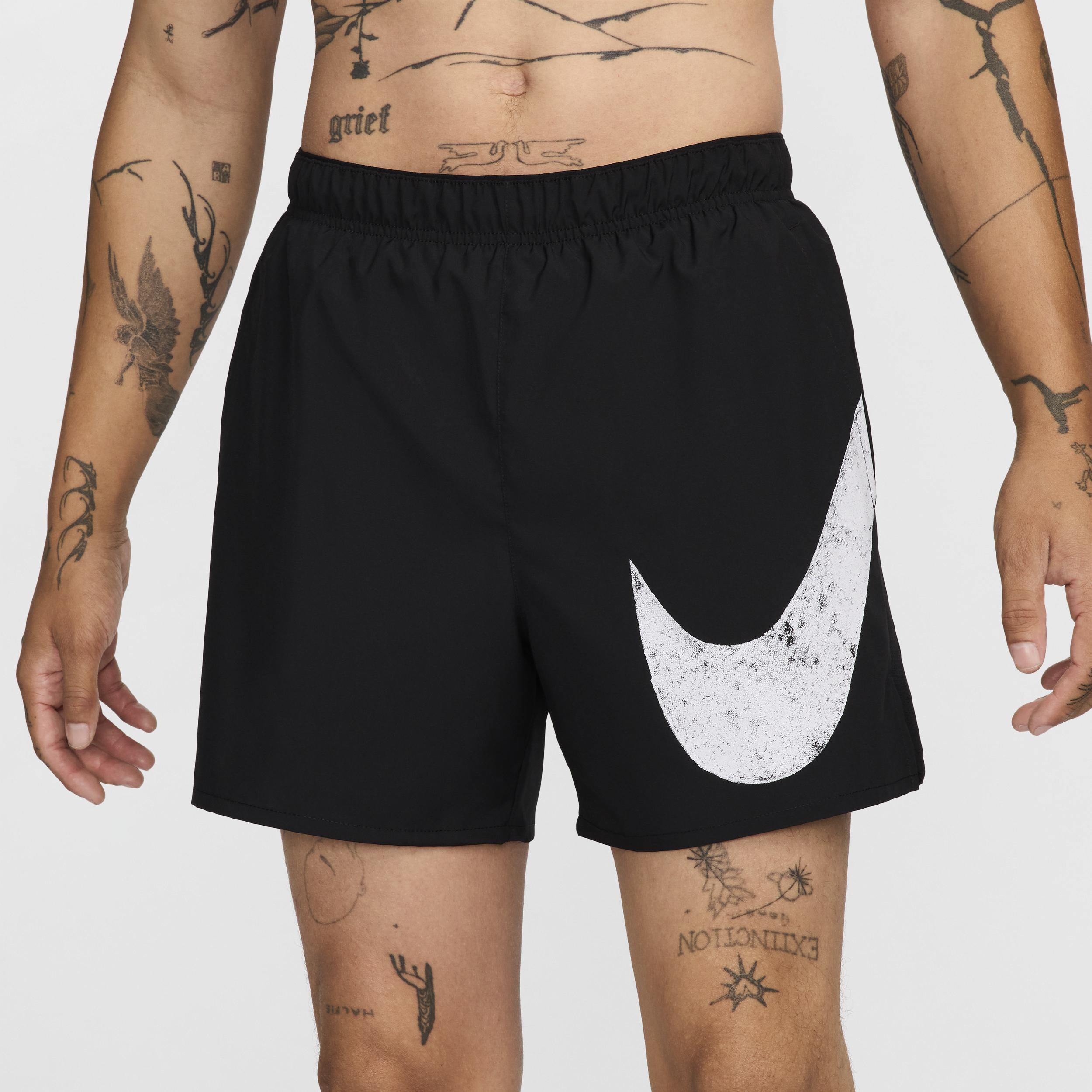 Nike Mens Challenger Swoosh 5 Dri-FIT Running Shorts Product Image