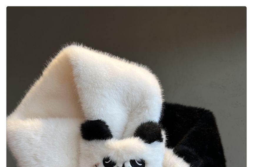 Panda Fluffy Scarf Product Image