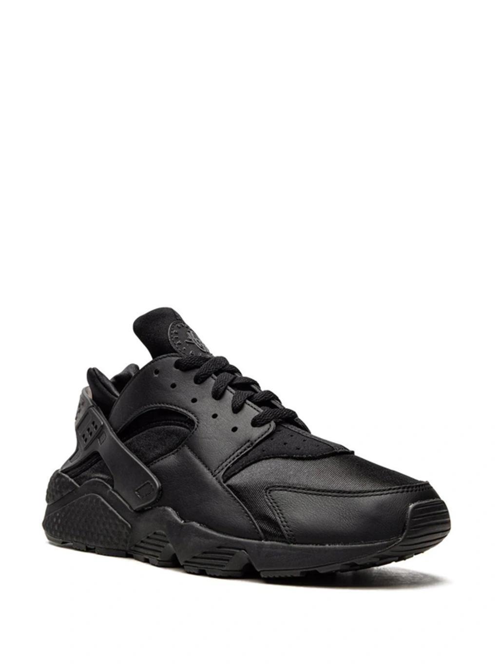 Air Huarache Low-top Sneakers In Black/black/black Product Image