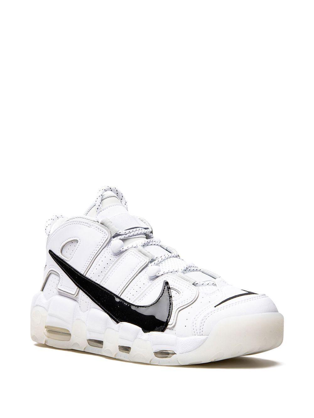 Air More Uptempo "copy Paste" Sneakers In White Product Image