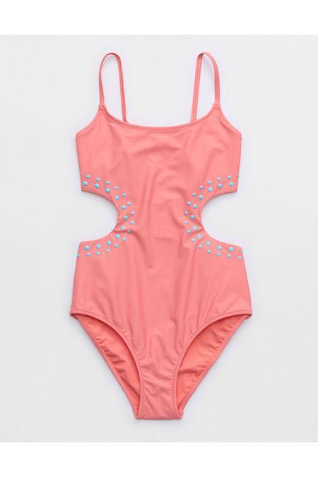 Aerie Cut Out Full Coverage One Piece Swimsuit Women's Product Image