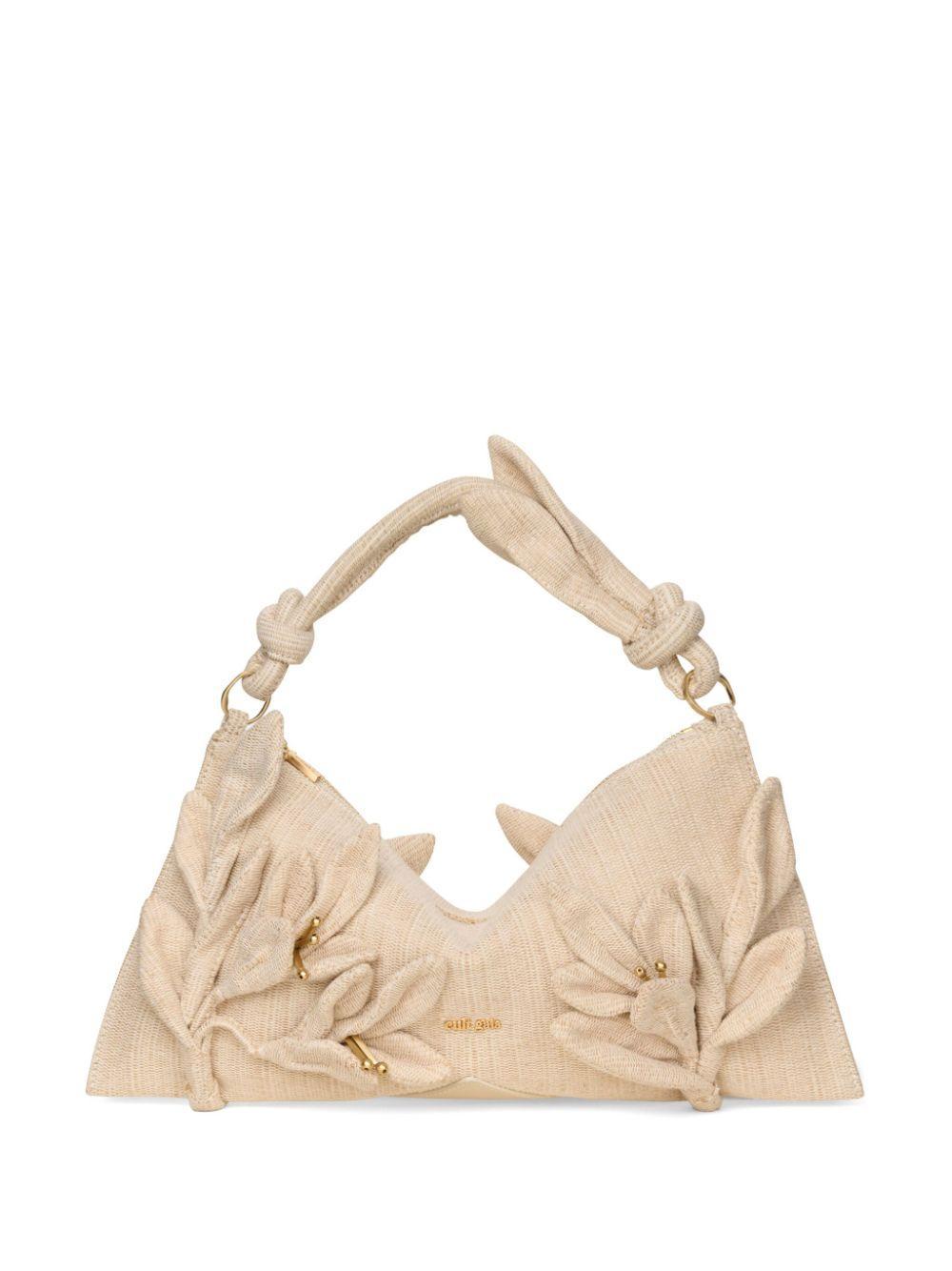 CULT GAIA Mini Hera Shoulder Bag In Beige Product Image