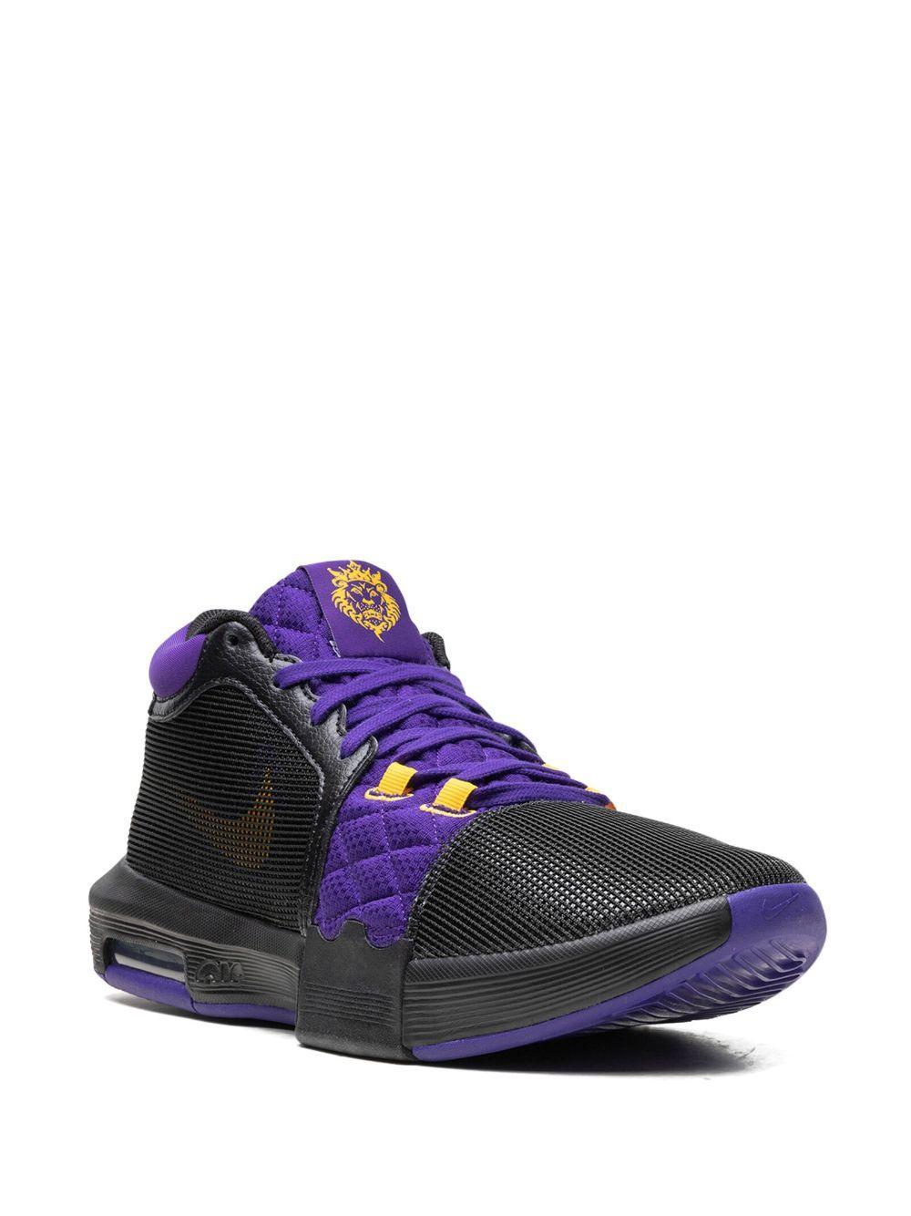 Lebron Witness 8 "lakers" Sneakers In Black Product Image