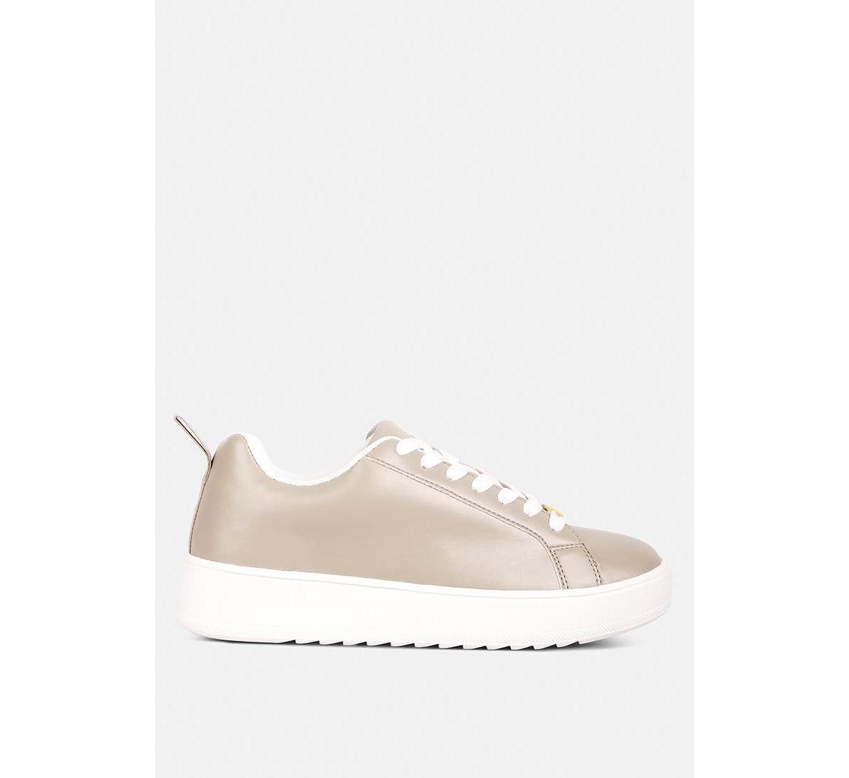 Women Rouxy Faux Leather Sneakers Product Image