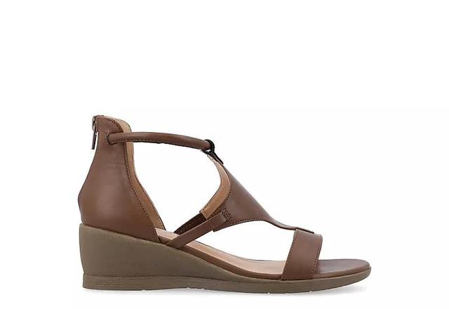 Journee Collection Womens Trayle Wide Wedge Sandal Product Image