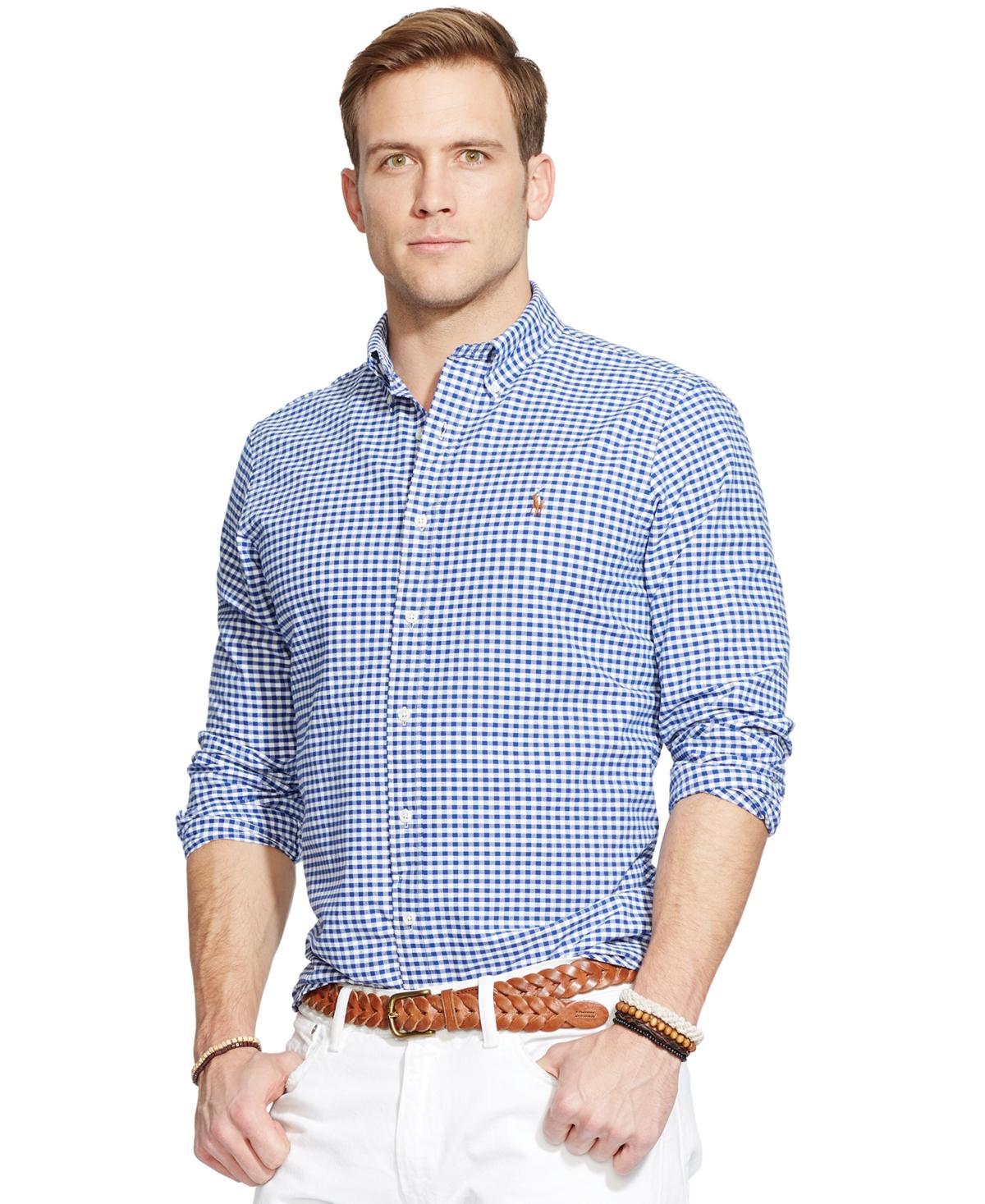 Polo Ralph Lauren Classic Fit Long Sleeve Cotton Oxford Button Down Shirt Product Image