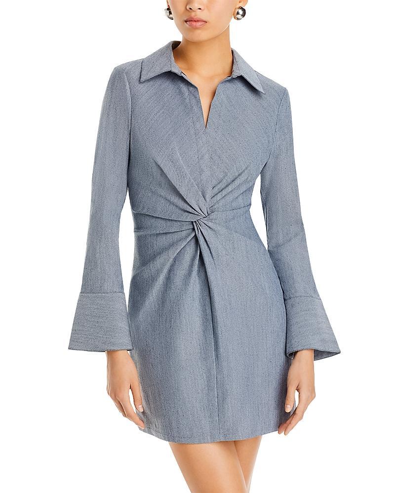 Cinq a Sept Mckenna Denim Cotton Dress Product Image