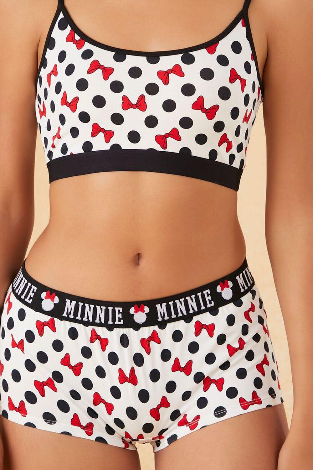 Disney Minnie Mouse Bralette & Panties Set | Forever 21 Product Image