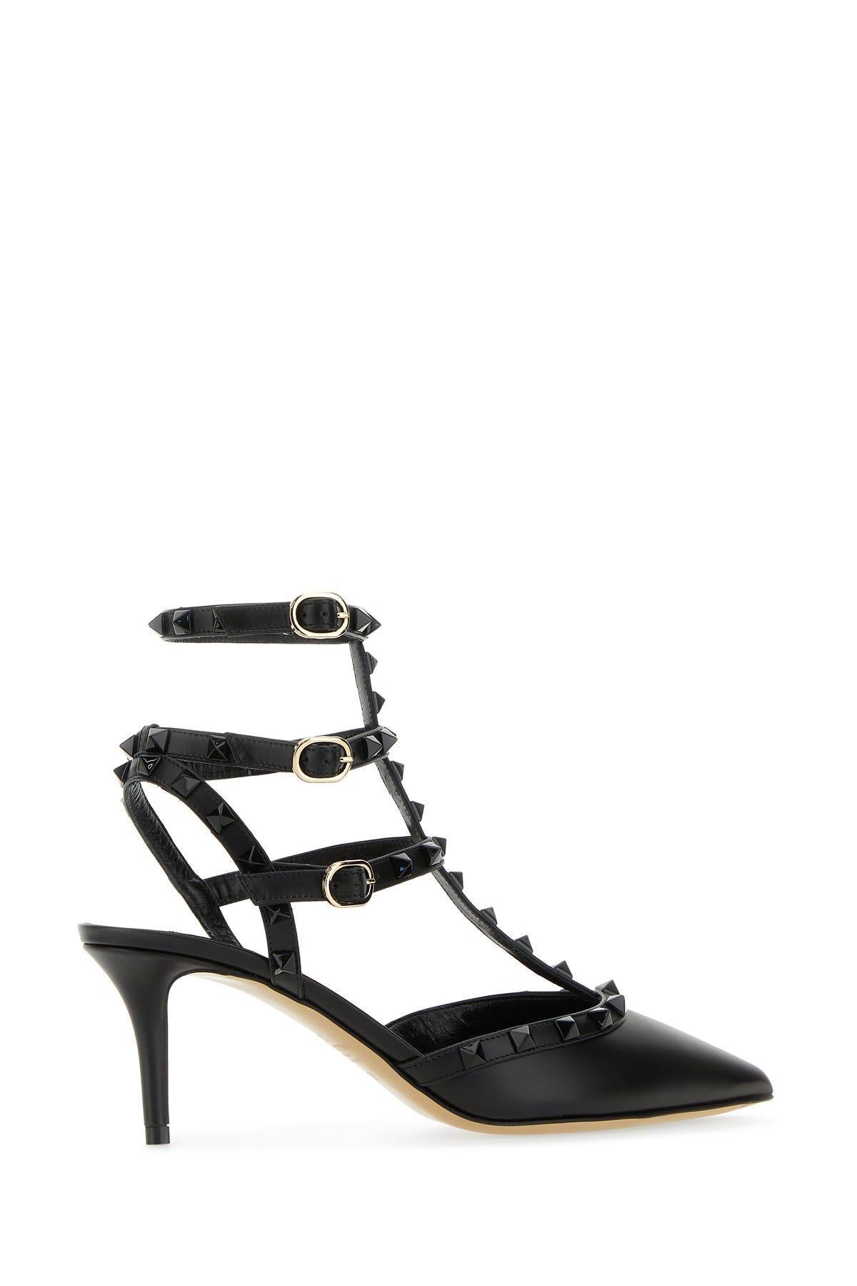 Rockstud Pumps In Nero Product Image