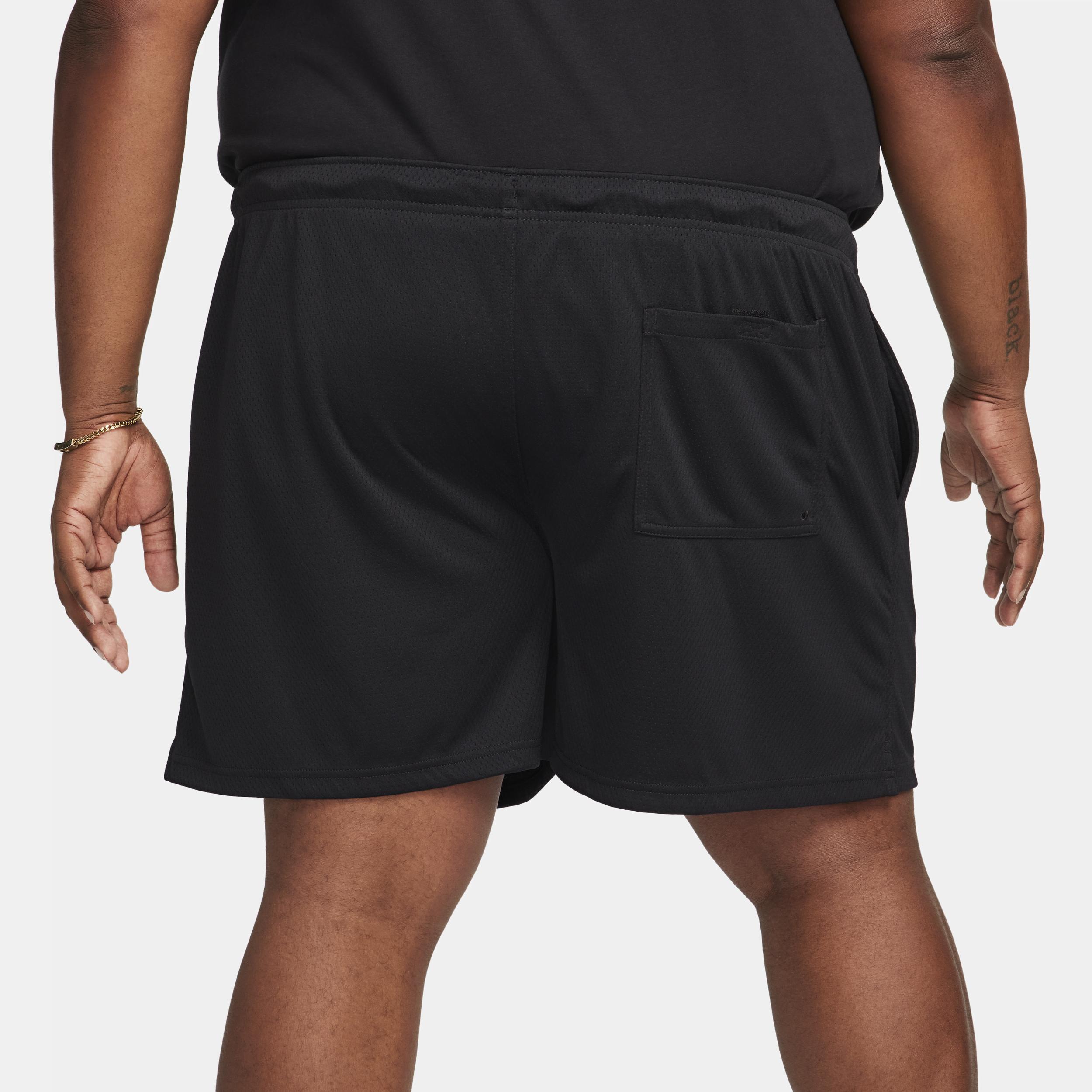 Nike Mens Nike Club Flow Mesh Shorts - Mens Black/White Product Image