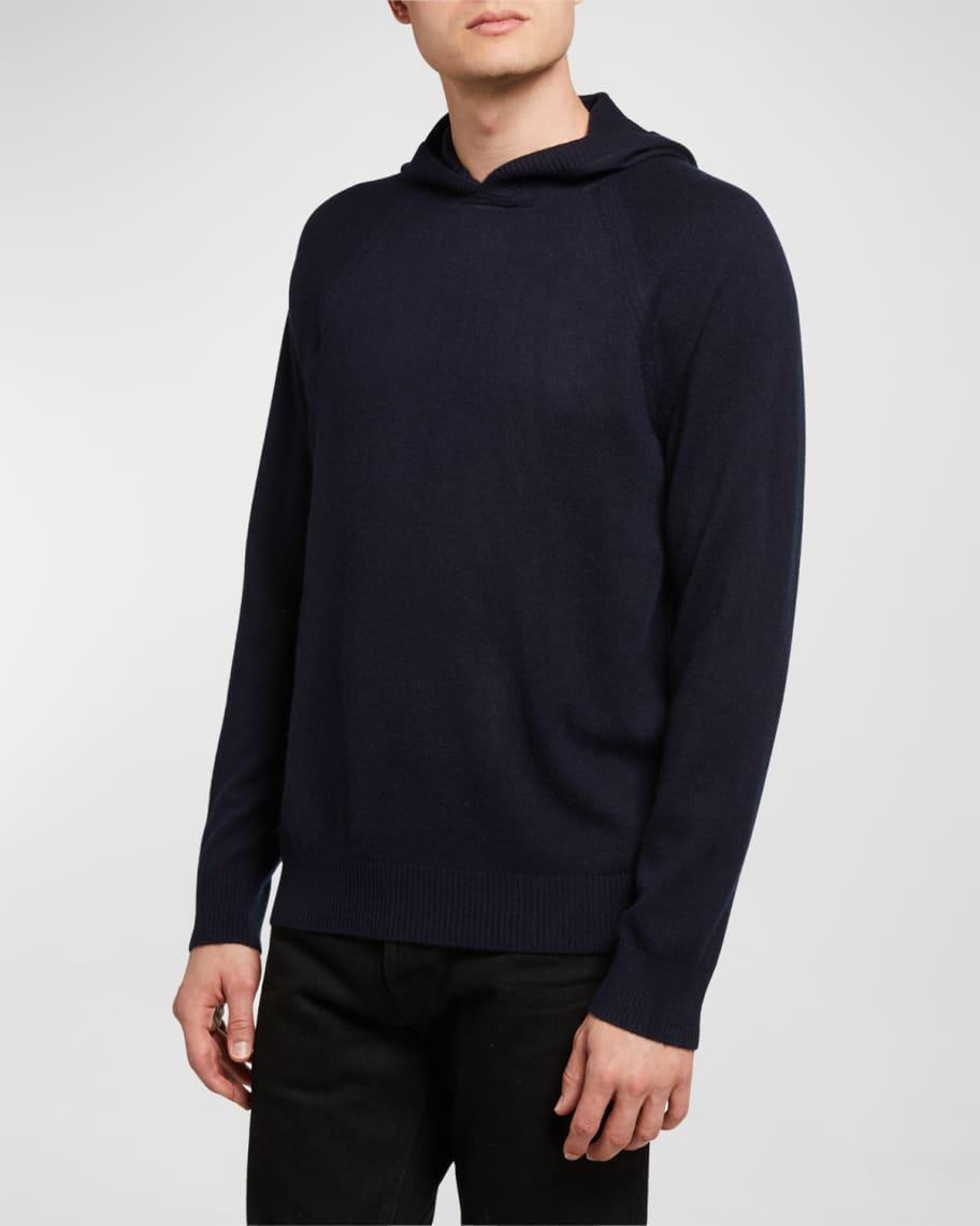 Men's Cashmere Pullover Hoodie Product Image